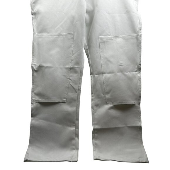 Dickies Pants Mens Double Knee Utility Carpenter Pants 42x32 White NWT Loop-Free - Picture 7 of 11